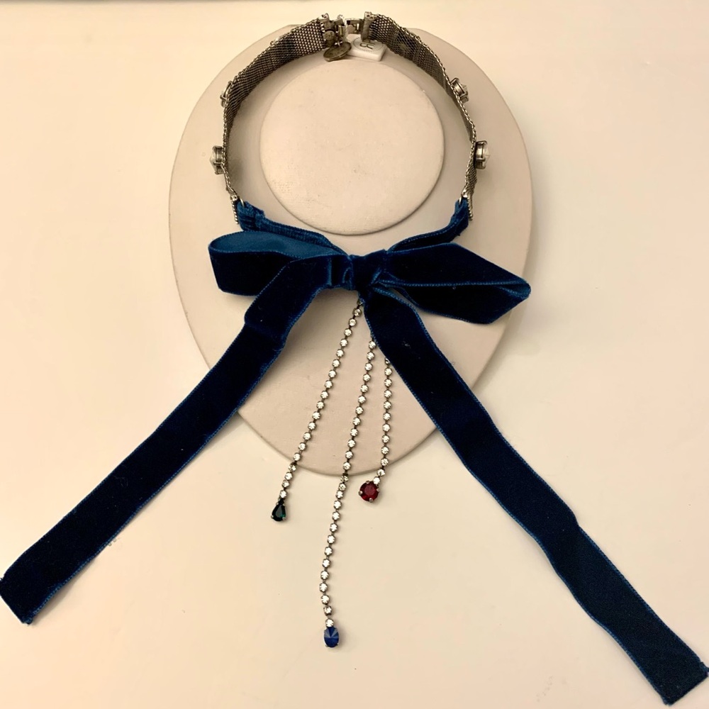 Rebekah Price bow tie choker necklace